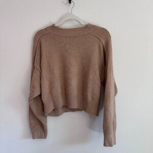 Knit Pullover Cropped Sweater